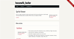 Desktop Screenshot of housewifehacker.com